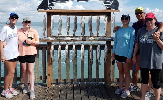 Speckled Trout / Spotted Seatrout fishing in Port Isabel, Texas