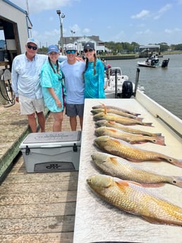 Redfish fishing in Sargent, Texas
