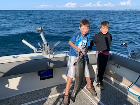 Atlantic Salmon fishing in St. Joseph, Michigan