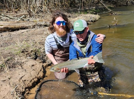 Fishing in Thompsonville, Michigan