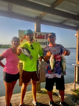 Fishing in Lake Fork, Texas