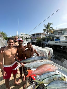 Amberjack, Barracuda, Kingfish, Mahi Mahi, Mutton Snapper Fishing in Layton Key, Florida