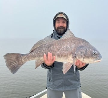 Black Drum Fishing in Saint Bernard, Louisiana