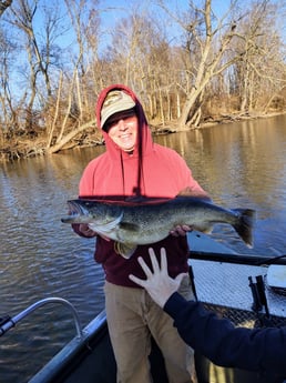 Fishing in New Buffalo, Michigan