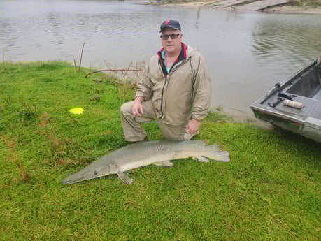 Alligator Gar Fishing in Coldspring, Texas