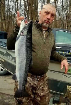 Steelhead Fishing in Verona Beach, New York