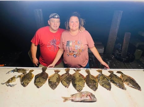 Crab, Flounder, Sheepshead fishing in Galveston, Texas