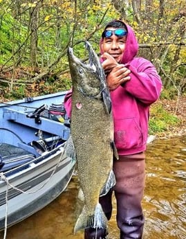 Sockeye Salmon Fishing in Verona Beach, New York