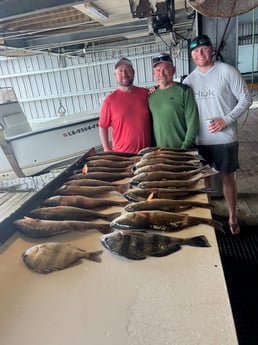 Black Drum, Redfish, Sheepshead Fishing in Buras, Louisiana