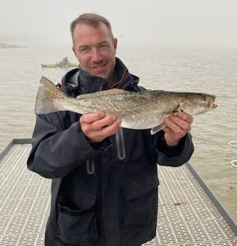 Speckled Trout / Spotted Seatrout fishing in Bolivar Peninsula, Texas