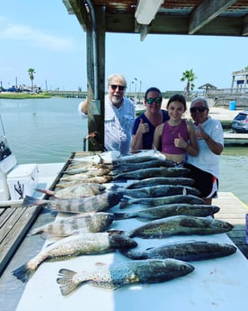 Speckled Trout Fishing in Surfside Beach, Texas