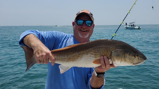 Redfish fishing in Tiki Island, Texas