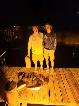 Flounder, Redfish fishing in Dauphin Island, Alabama