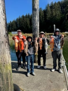 Fishing in Winchester Bay, Oregon