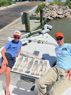 Fishing in Galveston, Texas