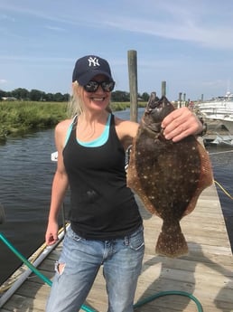Fishing in Keyport, New Jersey