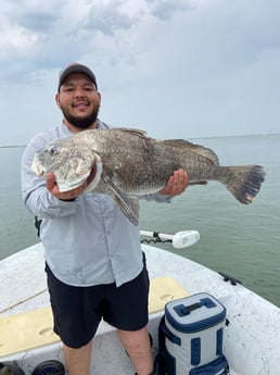 Black Drum Fishing in Surfside Beach, Texas