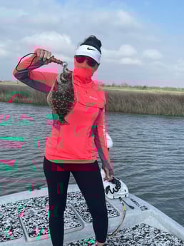 Flounder fishing in Palacios, Texas