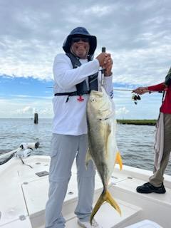 Jack Crevalle Fishing in Delacroix, Louisiana