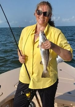 Speckled Trout / Spotted Seatrout fishing in Tiki Island, Texas