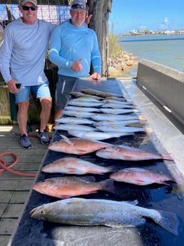 Mangrove Snapper, Speckled Trout Fishing in Surfside Beach, Texas