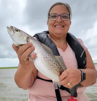 Speckled Trout / Spotted Seatrout fishing in San Leon, Texas