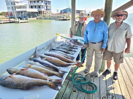 Black Drum, Redfish, Speckled Trout Fishing in Port O&#039;Connor, Texas