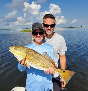 Redfish fishing in Saint Bernard, Louisiana