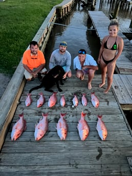 Red Snapper Fishing in Matagorda, Texas