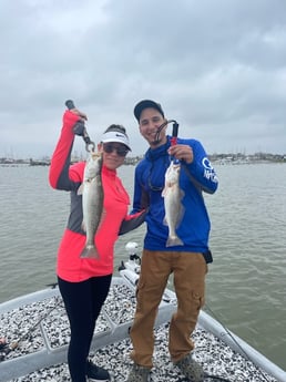 Flounder fishing in Palacios, Texas