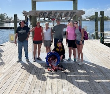 Fishing in Spanish Fort, Alabama