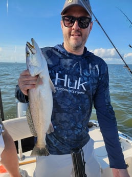 Speckled Trout / Spotted Seatrout fishing in San Leon, Texas