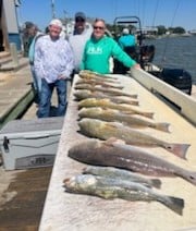 Redfish, Speckled Trout / Spotted Seatrout Fishing in Sargent, Texas