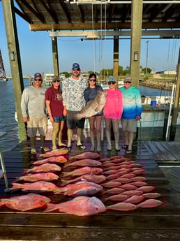 Red Grouper, Red Snapper Fishing in Freeport, Texas