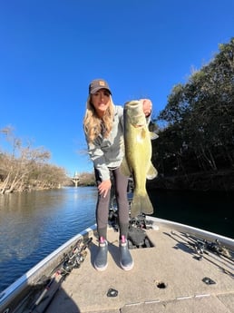 Largemouth Bass fishing in Buda, Texas
