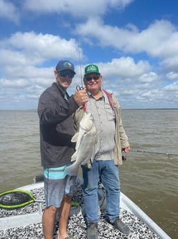 Flounder fishing in Palacios, Texas