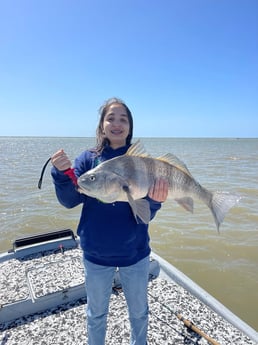 Flounder fishing in Palacios, Texas