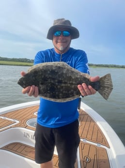 Flounder fishing in Little River, South Carolina