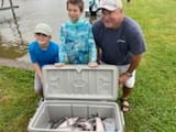 Blue Catfish Fishing in Etoile, Texas