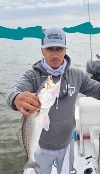 Speckled Trout / Spotted Seatrout fishing in Galveston, Texas