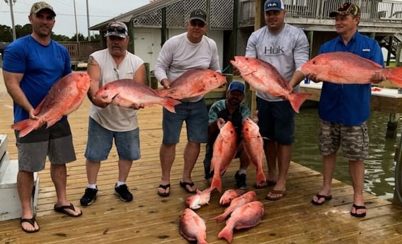 Red Snapper fishing in Dauphin Island, Alabama