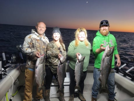 Fishing in Wyandotte, Michigan