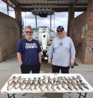 Striped Bass fishing in Runaway Bay, Texas
