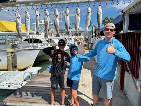 Fishing in Port Isabel, Texas
