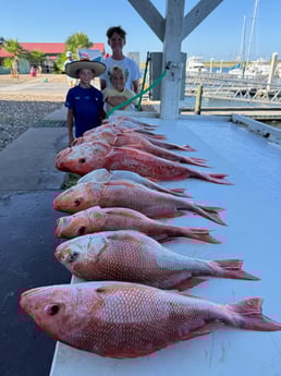 Red Snapper Fishing in Lake Jackson, Texas