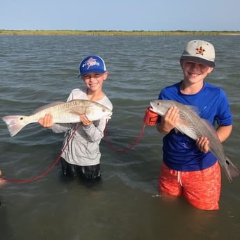 Redfish fishing in Aransas Pass, Texas