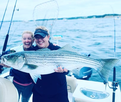Striped Bass Fishing in Bourne, Massachusetts
