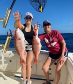 Red Snapper fishing in Port Isabel, Texas