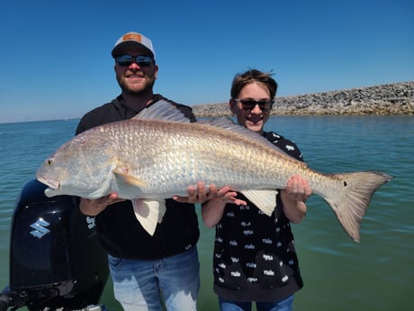 Redfish fishing in Port O'Connor, Texas