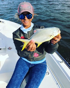 Florida Pompano fishing in Surfside Beach, Texas